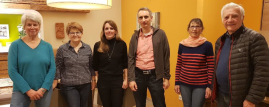 v.l.: Dr. med. Susanne Gabler (Beisitzerin), Sigrun Wagner (Schatzmeisterin), Solveig Krämer (stellv. Vorsitzende), Uwe Beierlein (Vorsitzender), Gabi Schröppel (Schriftführerin), Gernot Schumann (Beisitzer).