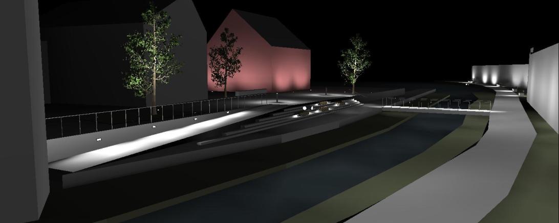 Das Bild zeigt das Beleuchtungskonzept.