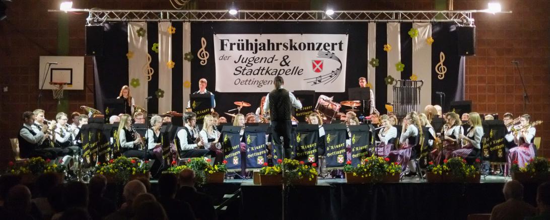 Auch in diesem Jahr findet das Frühjahrskonzert in Oettingen statt.