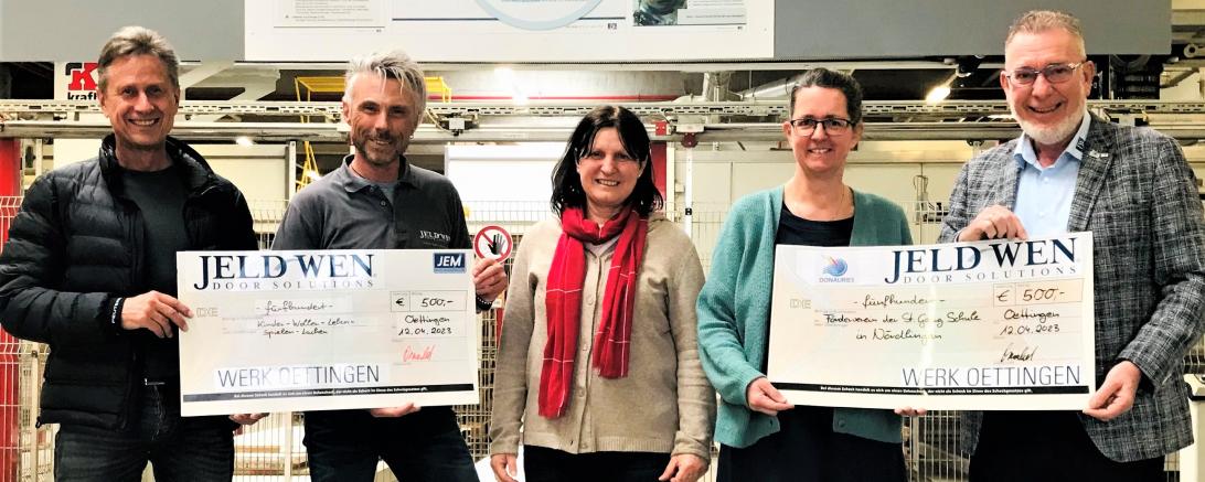 Das Bild zeigt von links: Thomas Schürer, Martin Oberman, Gertrud König, Birgit Wolfermann und Wolfgang Oswald.