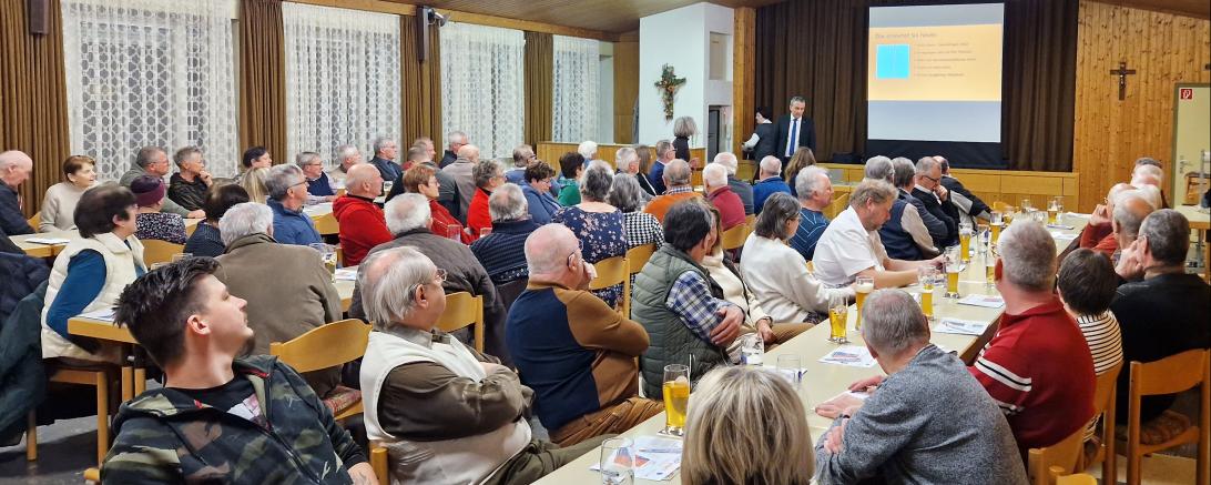 Versammlung Pfarrsaal St. Josef im Wemdinger Viertel