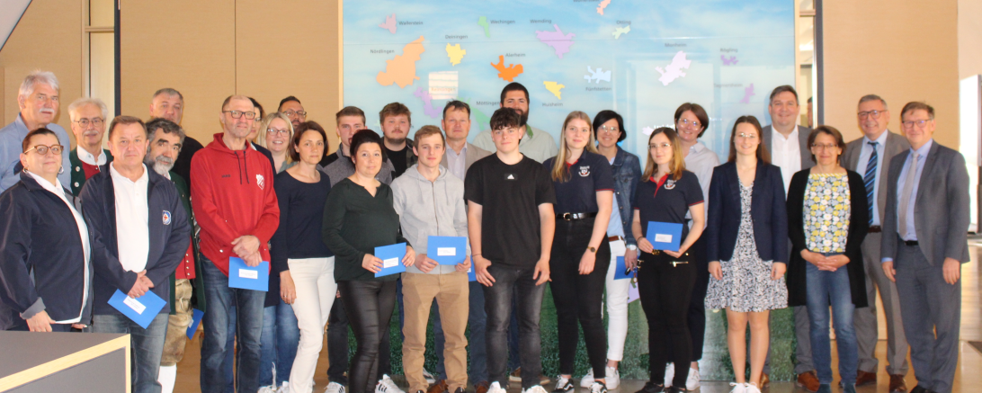 Ehrung der Gewinner.