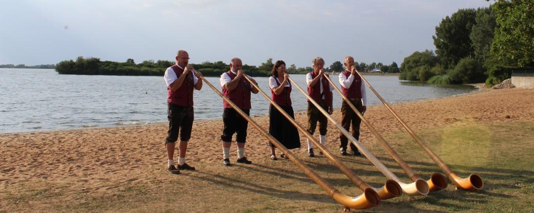 Seenland Alphornbläser Oettinger Musiktage 2023.