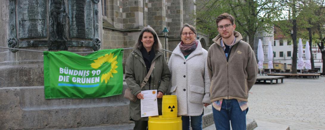Auf dem Bild zu sehen (von links): Andrea Eireiner, Gabi Burger, Kristoffer Bieneck. 