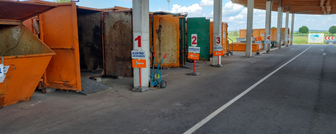 Elektroaltgeräte können auch an den Recyclinghöfen des AWV abgegeben werden.