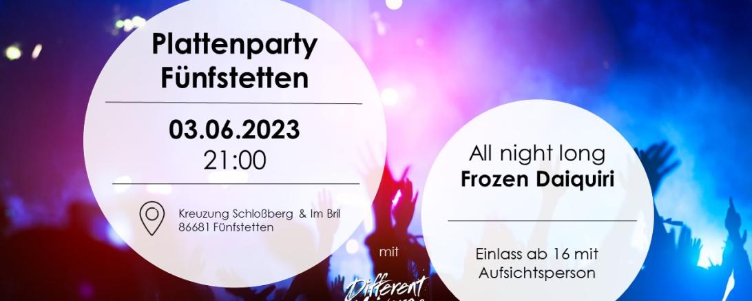 Plattenparty Fünfstetten