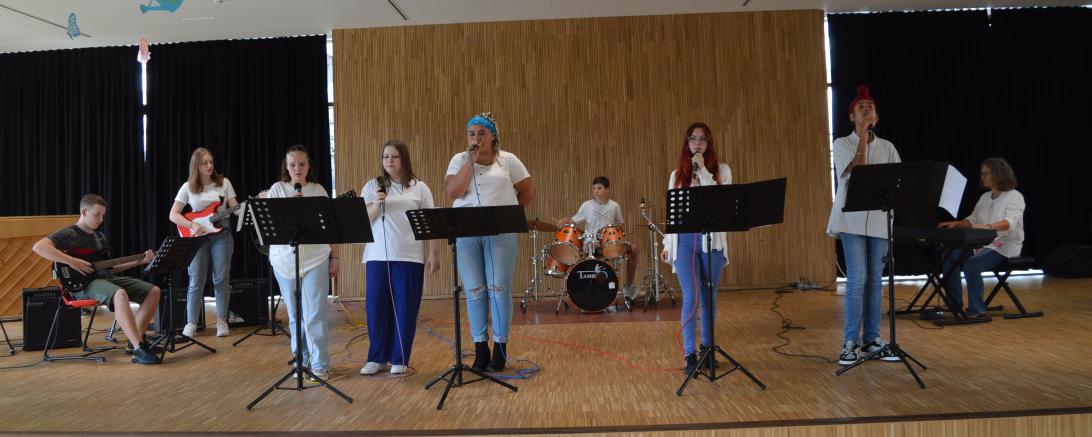 Bilder der Schulband