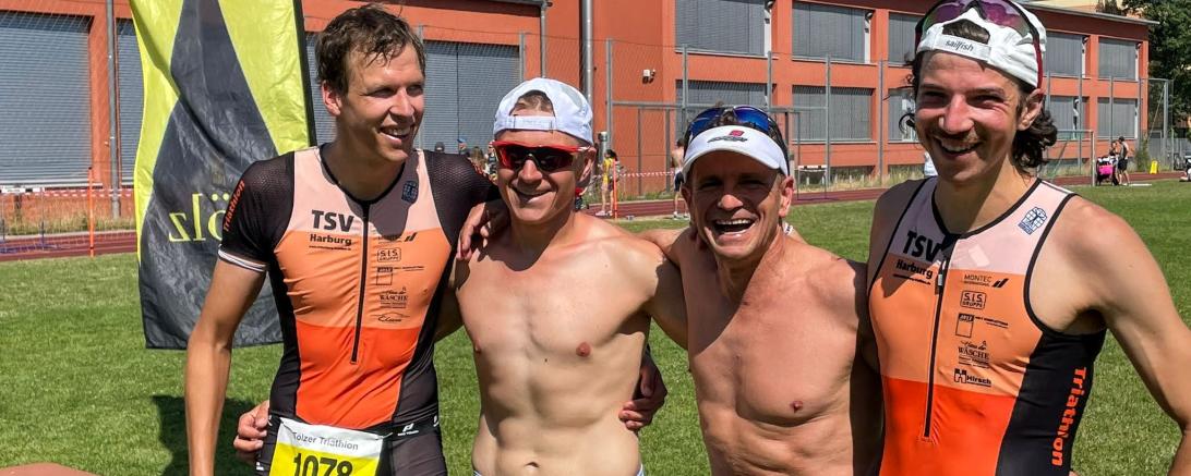 V.l.: Markus Stang, Thomas Braun, Leonhard Wiedemann und Lukas Berger.