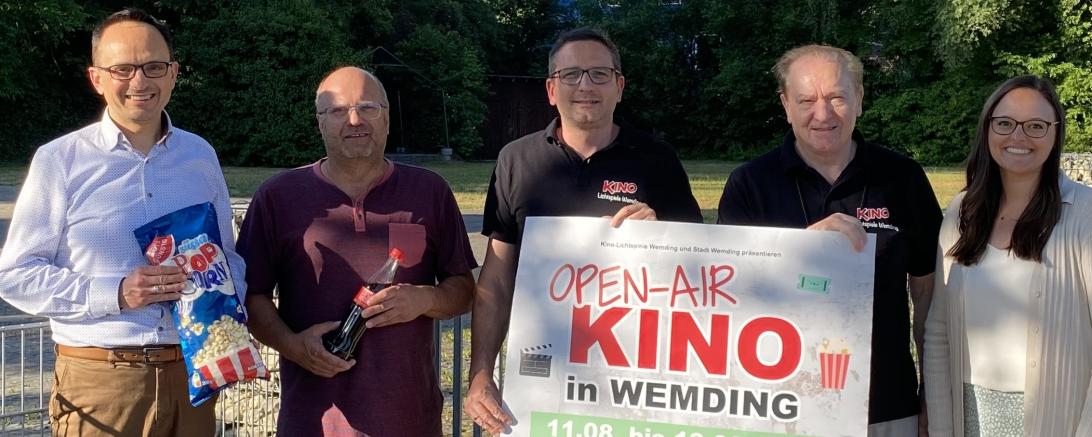 Plakat für das Open-Air-Kino in Wemding
