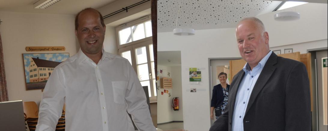 Das Bild zeigt die Bürgermeisterkandidaten.