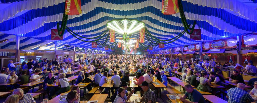 Das Bild zeigt die Nördlinger Mess 2023.