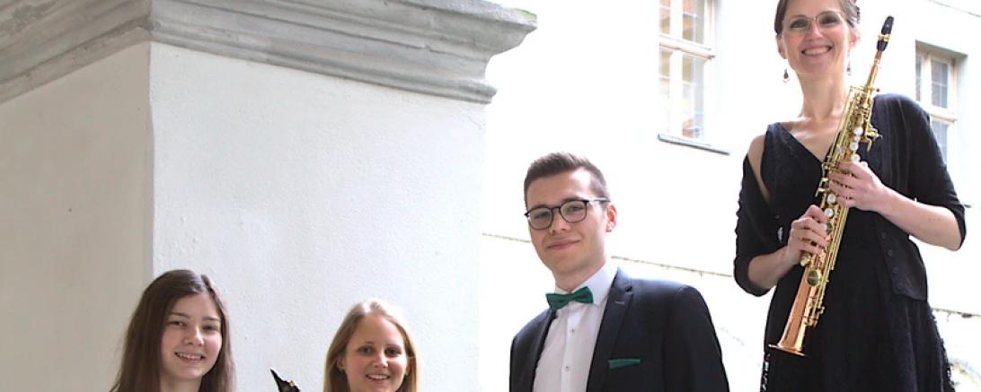 Saxophonquartett Sax Ventura aus Nördlingen.