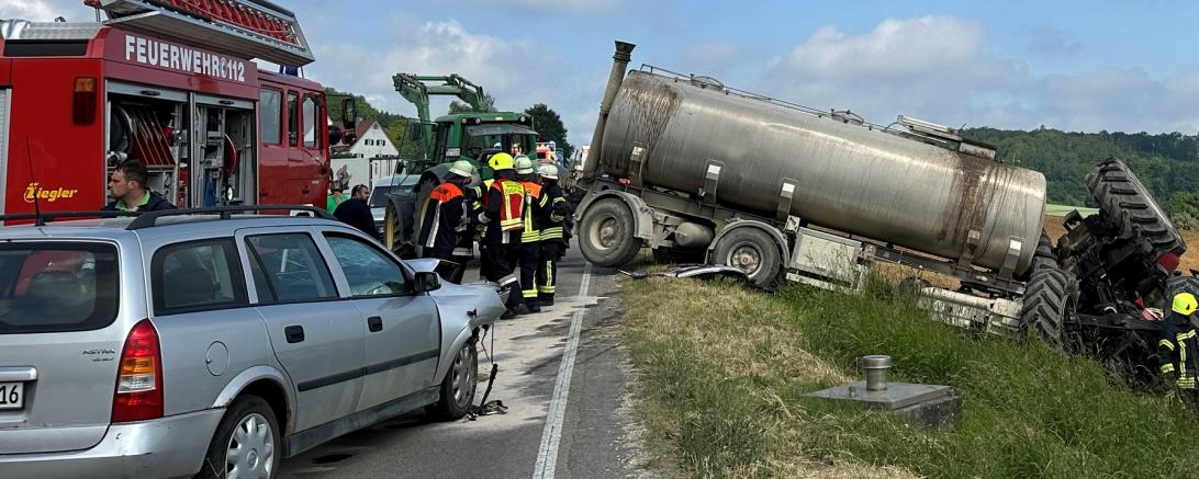 Das Bild zeigt den Unfallort