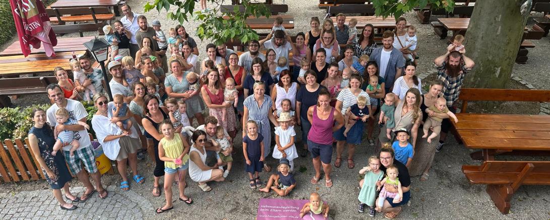 Treffen der Hausgeburtsfamilien aus 2022 am 12.07.2023 in Wemding.