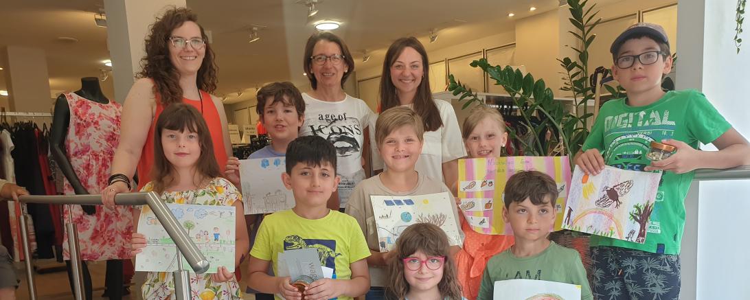 Teilnehmer des Malwettbewerbs