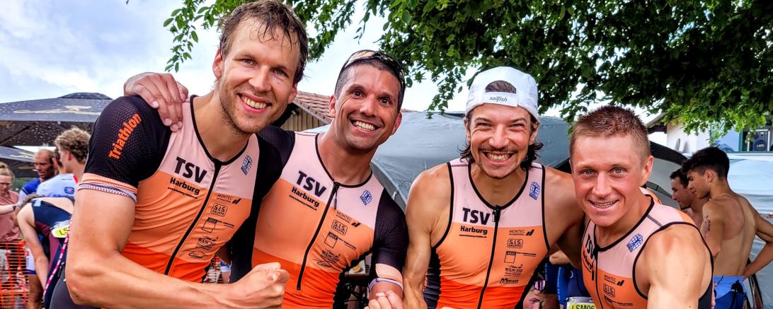 V.l.: Markus Stang, Andi Reinke, Lukas Berger, Thomas Braun.