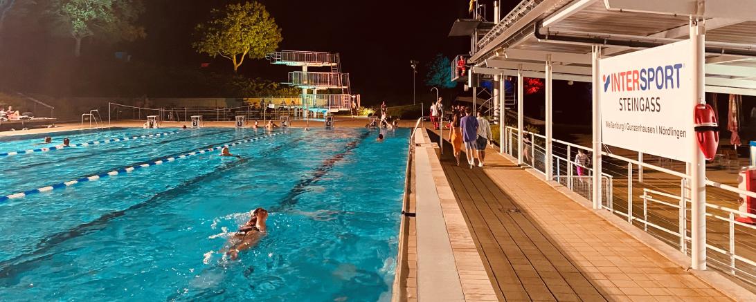 Abendstimmung Intersport Freibad