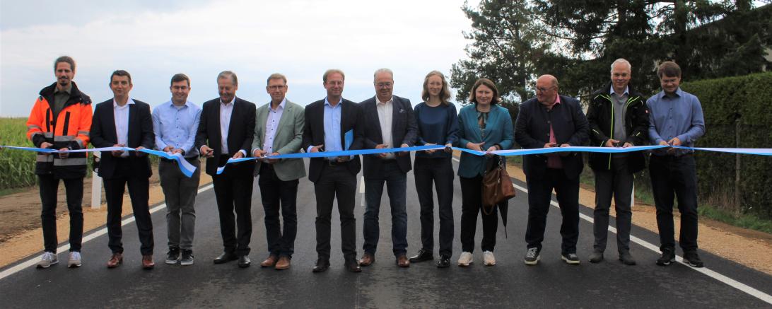 Straßeneröffnung Überacker