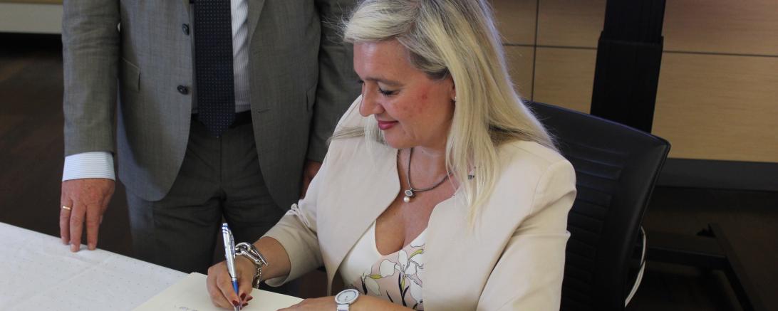 Besuch Staatsministerin Melanie Huml 
