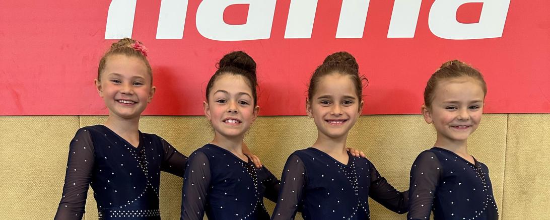 Namen von links: Elena Wanner, Laura Brendle, Leilani Gilbert, Emma Bauch