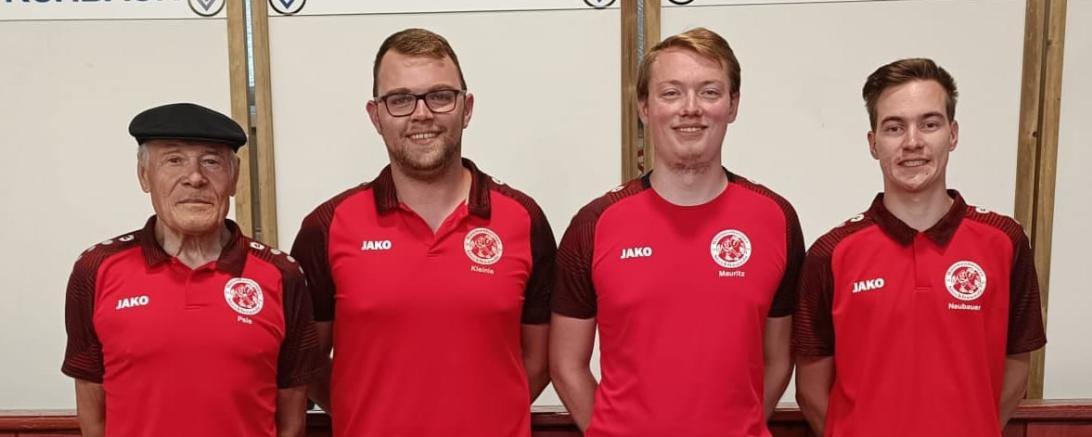 Peter Haubner, Stefan Kleinle, Mauritz van Baalen und Simon Neubauer