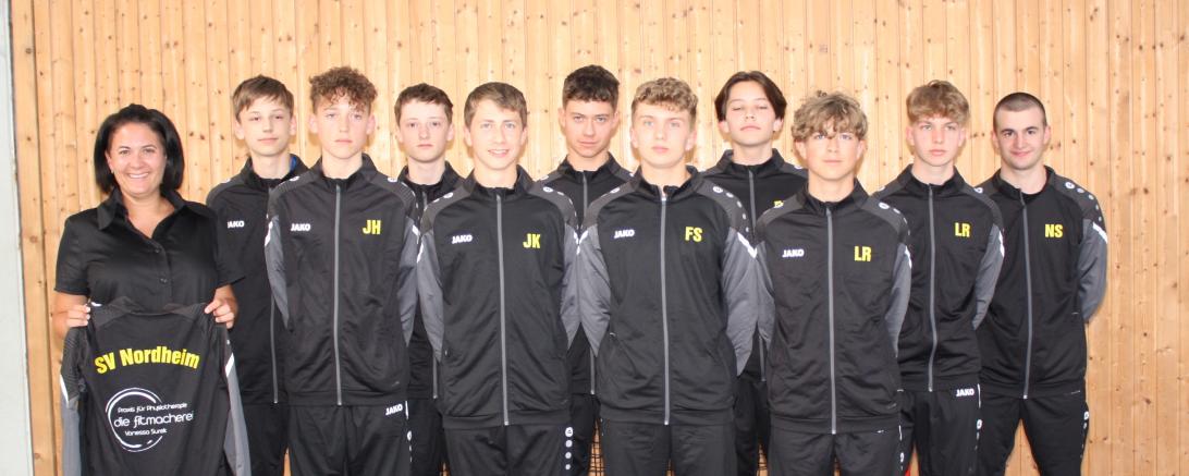 Die U17-Floorballer der SG SV Nordheim/TV Augsburg.