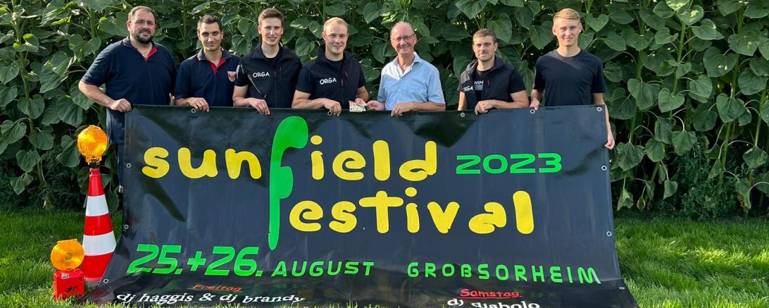 Sunfield Festival unterstützt HermannKeßlerSchule und Freiwillige