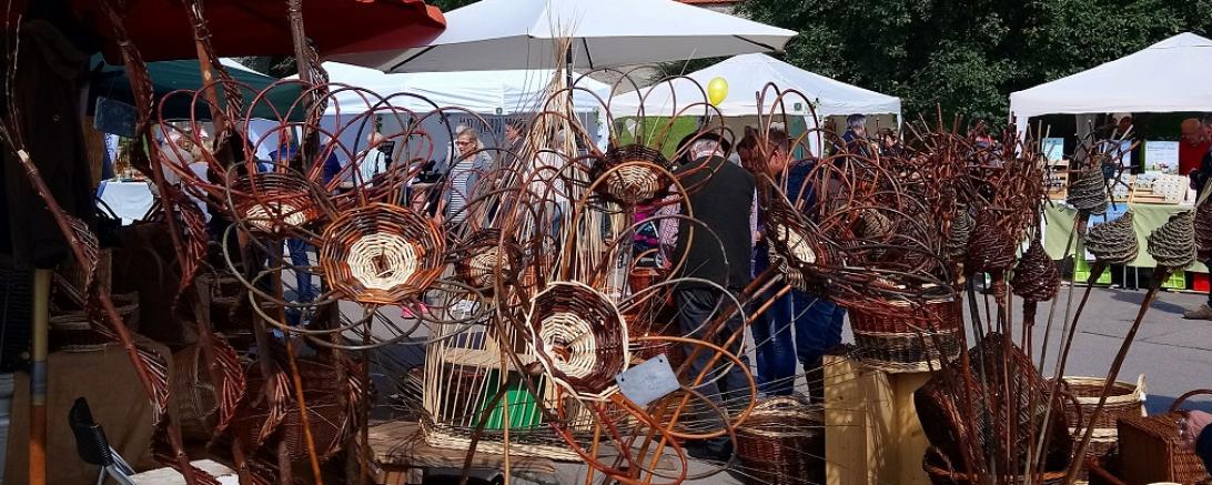 Der traditionelle Ökomarkt in Donauwörth.