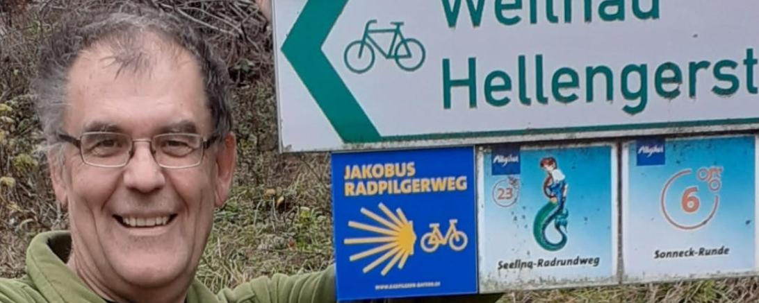Erkundung, Erschließung und Beschilderung der Jakobus-Radpilgerwege: Für Pfarrer Jürgen Nitz eine Herzensangelegenheit.