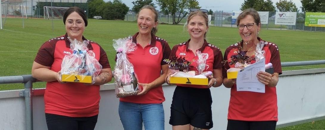 Jede Menge Spaß hatten Nadine Gärtner, Anita Steidl, Annalena Kuhnert und Susanne Zinsmeister am 26. August beim Processo-Cup.