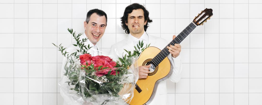 Christoph und Lollo mit ihrem Programm "Mitten ins Hirn".