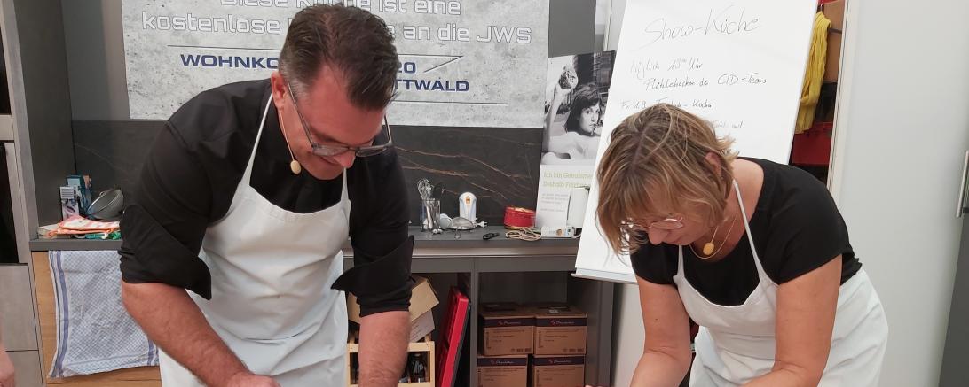 Oberbürgermeister Jürgen Sorré und Stadträtin Brigitte Kundinger-Schmidt.