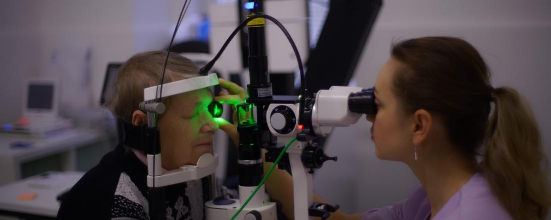 Augenuntersuchung 