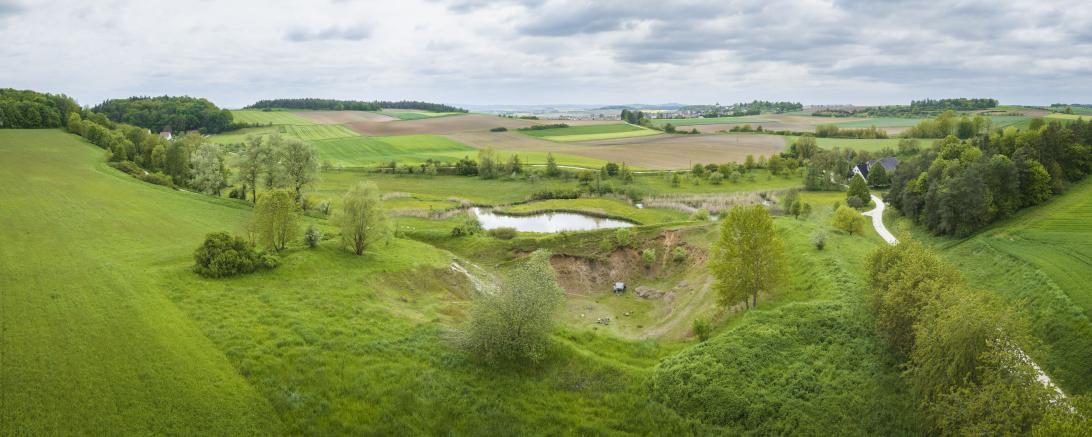 Das Bild zeigt die Geotope Klosterberg Maihingen