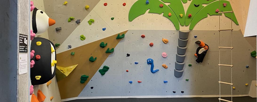 Kinder-Boulderbereich DAV Donauwörth