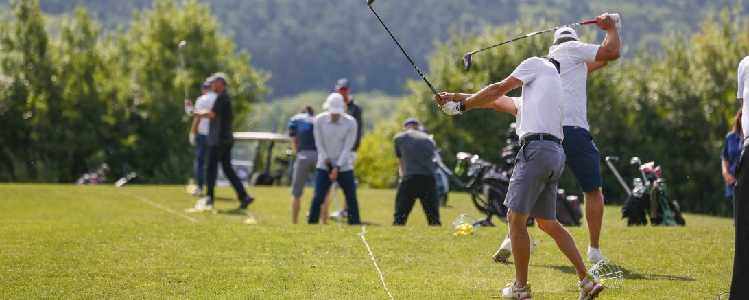Das Bild zeigt das Golfturnier vom Lions-Club.