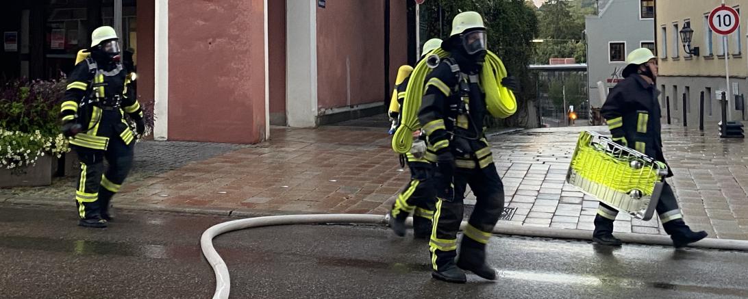 Feuerwehrübung Tanzhaus 