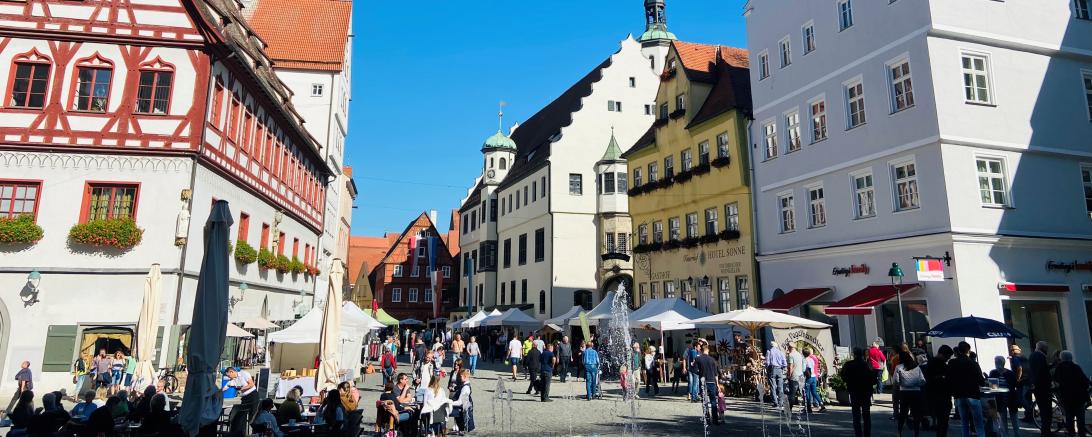 Nördlingen im September.