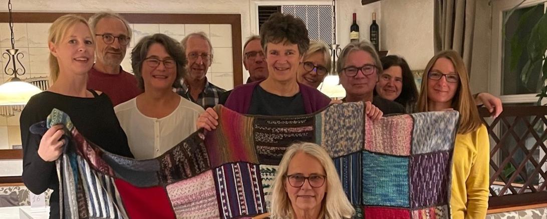 Das Bild zeigt die Verabschiedung von Sabine Koloska.