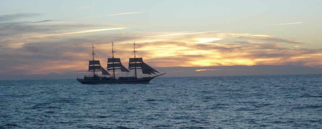 Das Bild zeigt (symbolisch) die letzte Reise.