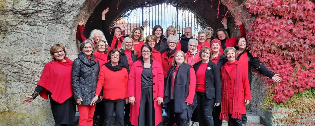 Das Bild zeigt den Chor DonnaCanta.