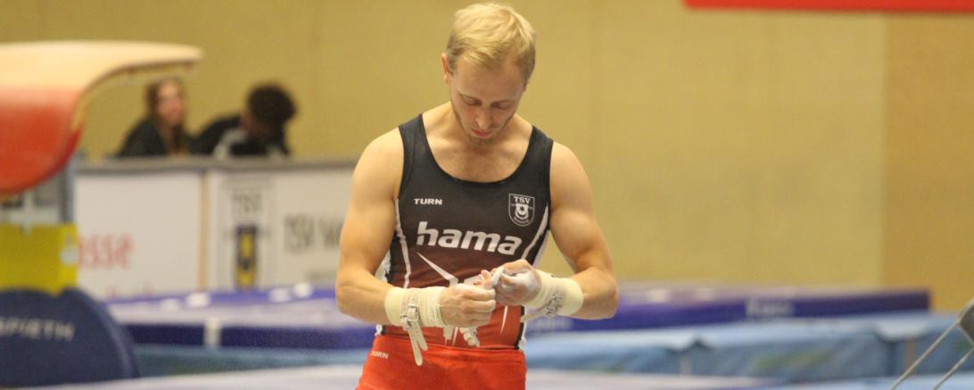 Das Bild zeigt Rückkehrer Jakob Glück bei seinem Saisoneinstand.