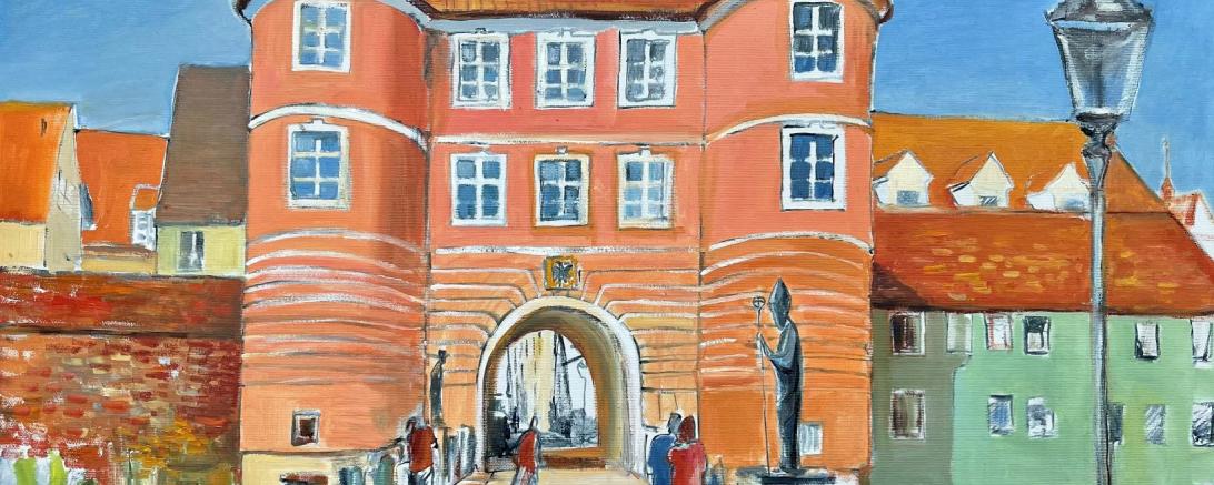 Das Bild zeigt das Rieder Tor.