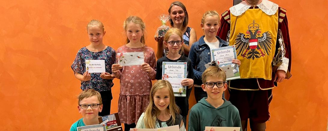 Die Preisträger des Sommerferien-Leseclubs Nördlingen.