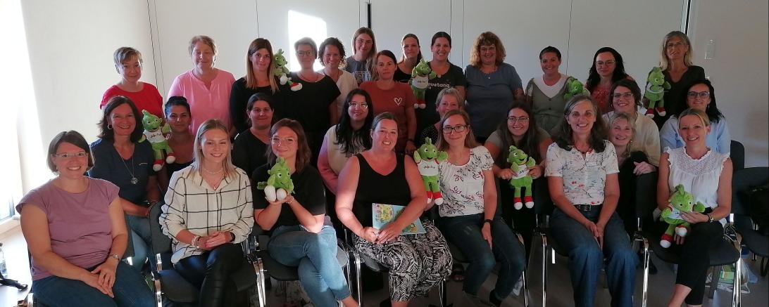 Die Kita Monheim nimmt am AOK-Präventionsprogramm „JolinchenKids“ teil.