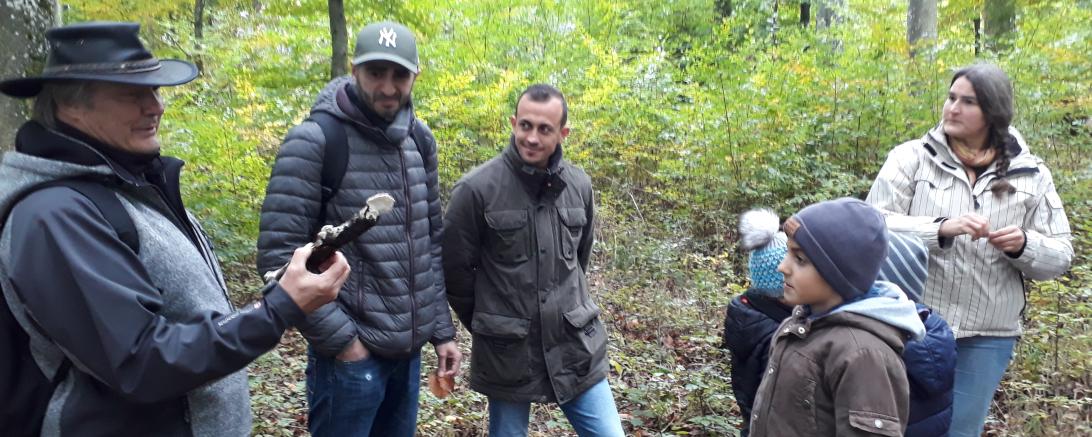 Bianca Brandner führt in die Welt der Waldbewohner.