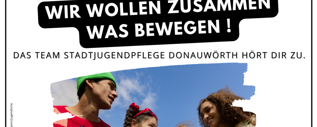 Das Bild zeigt einen fFyer des Jugendcafe Donauwörth.