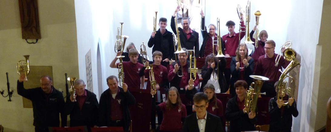 Konzert des Posaunenchors Ebermergen.