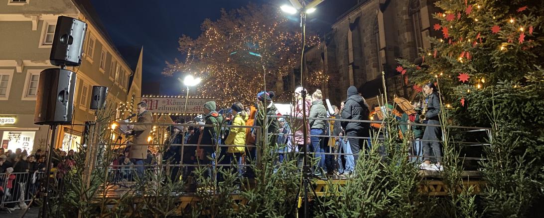 Das Bild zeigt den Nördlinger Marktplatz.