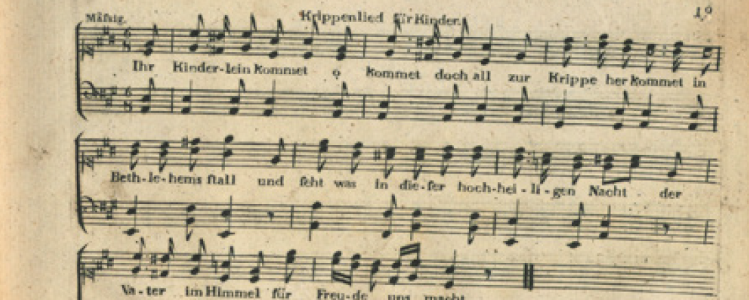 Das Bild zeigt den Liedtext.